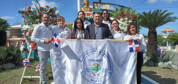 COMISIÓN DE CORAAMOCA PARTICIPÓ EN ACTOS 178 ANIVERSARIO INDEPENDENCIA NACIONAL.